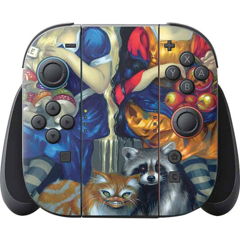Alice & Snow Fairy Tail with Cat and Raccoon by Jasmine Becket-Griffith Nintendo Skins